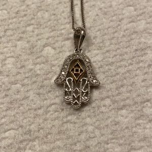 Hamsa necklace